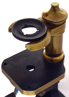 Carl Zeiss Jena No. 3042 Mikroskop Stativ IIIc, Adapter f&uuml;r Pr&auml;pariersystem